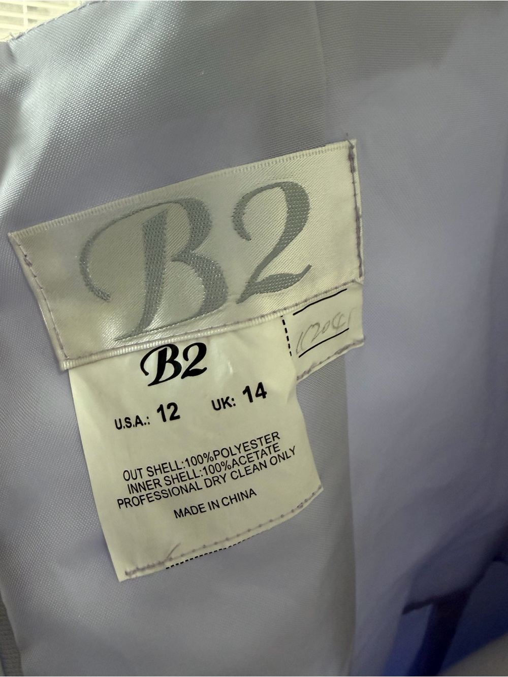 Elegant Periwinkle Square-Neck Satin Wedding Bridesmaid Dress with Beaded Straps - Picture 9 of 10